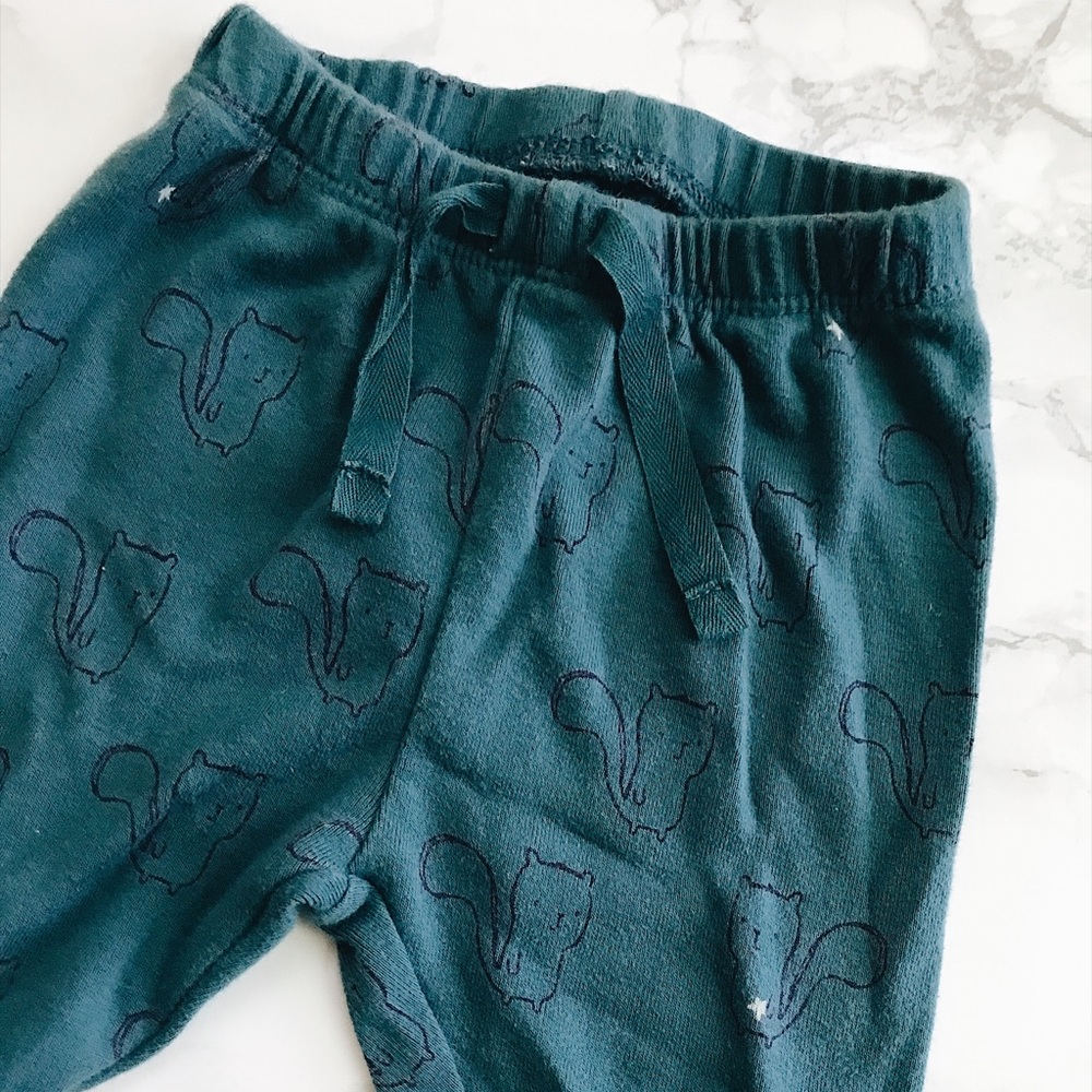 BabyGap Squirrel Hipster Baby Leggings 3-6 Months